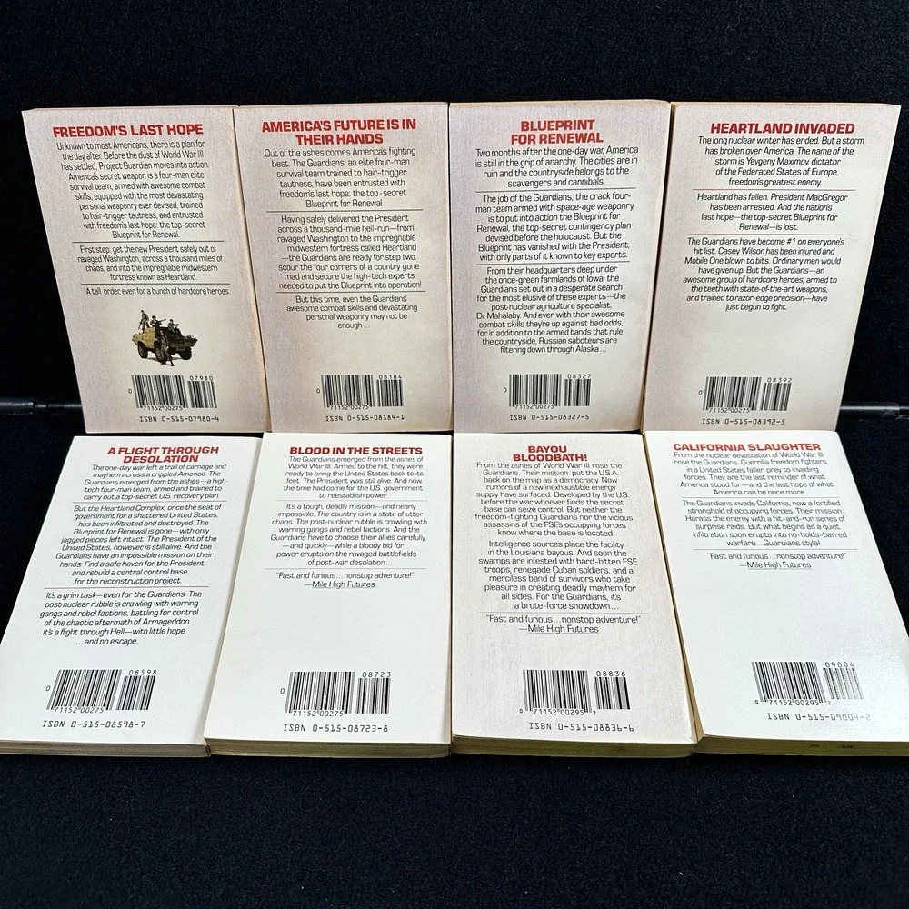 The Guardians Richard Austin Complete #1-16 Vintage Paperback Book Lot Jove
